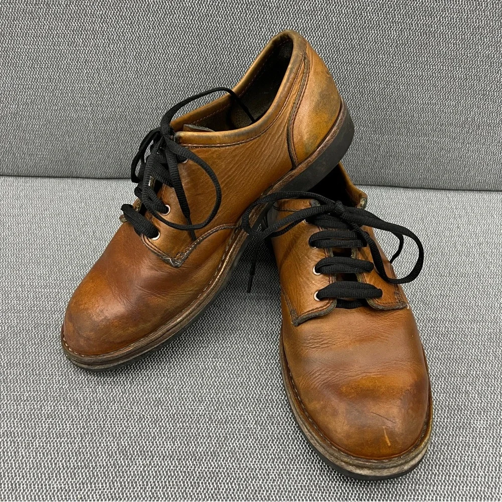 Danger Mt.Tabor 643 Harvest Brown Men’s EE Leather‎ Oxford Shoes Size 9